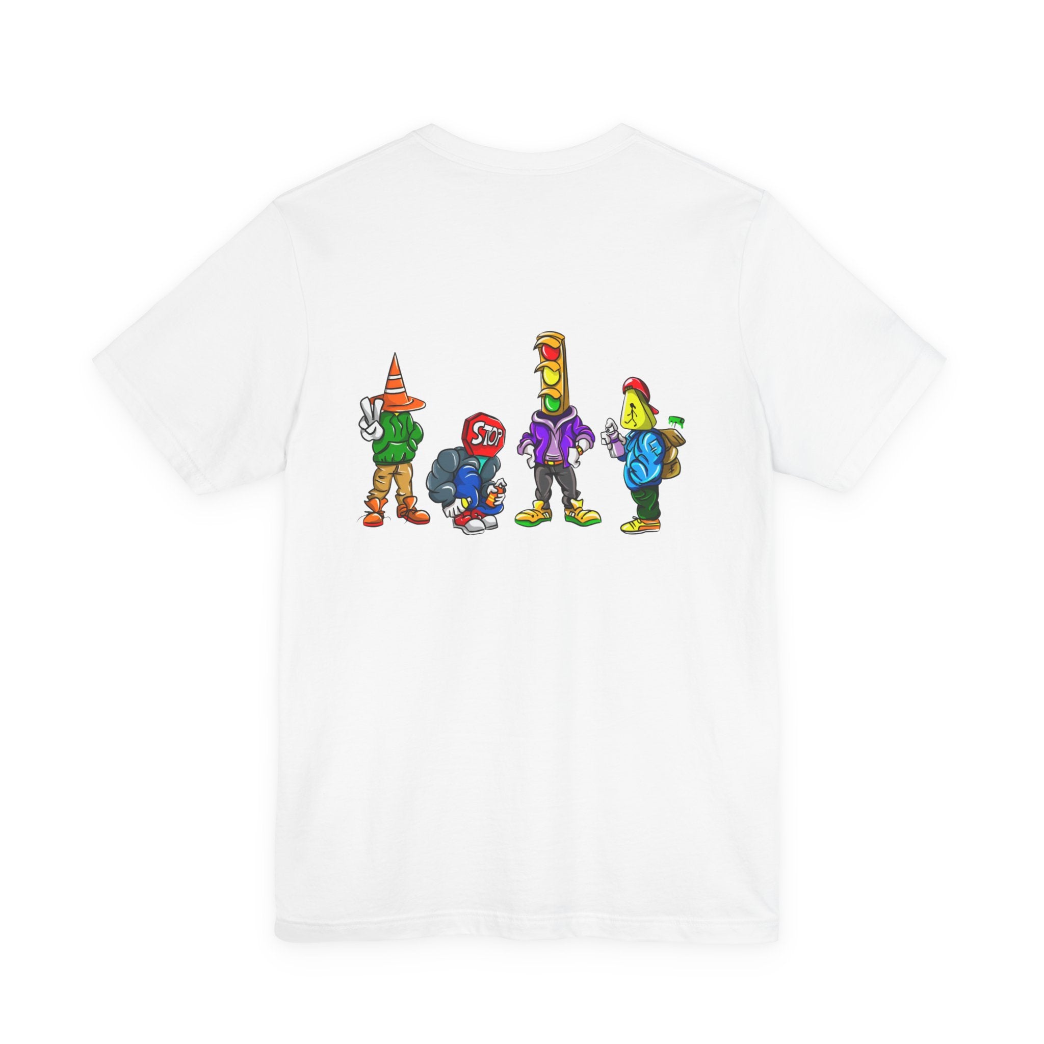 Cartoon Street Crew Graphic Tee — 'H-TOON' Logo